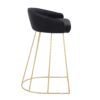 Canary - Contemporary Counter Stool (Set of 2) - Gold / Black - Image 3