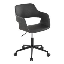 Margarite - Contemporary Task Chair - Black / Gray