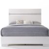 Naima - Queen High Gloss Bed - White - Image 7