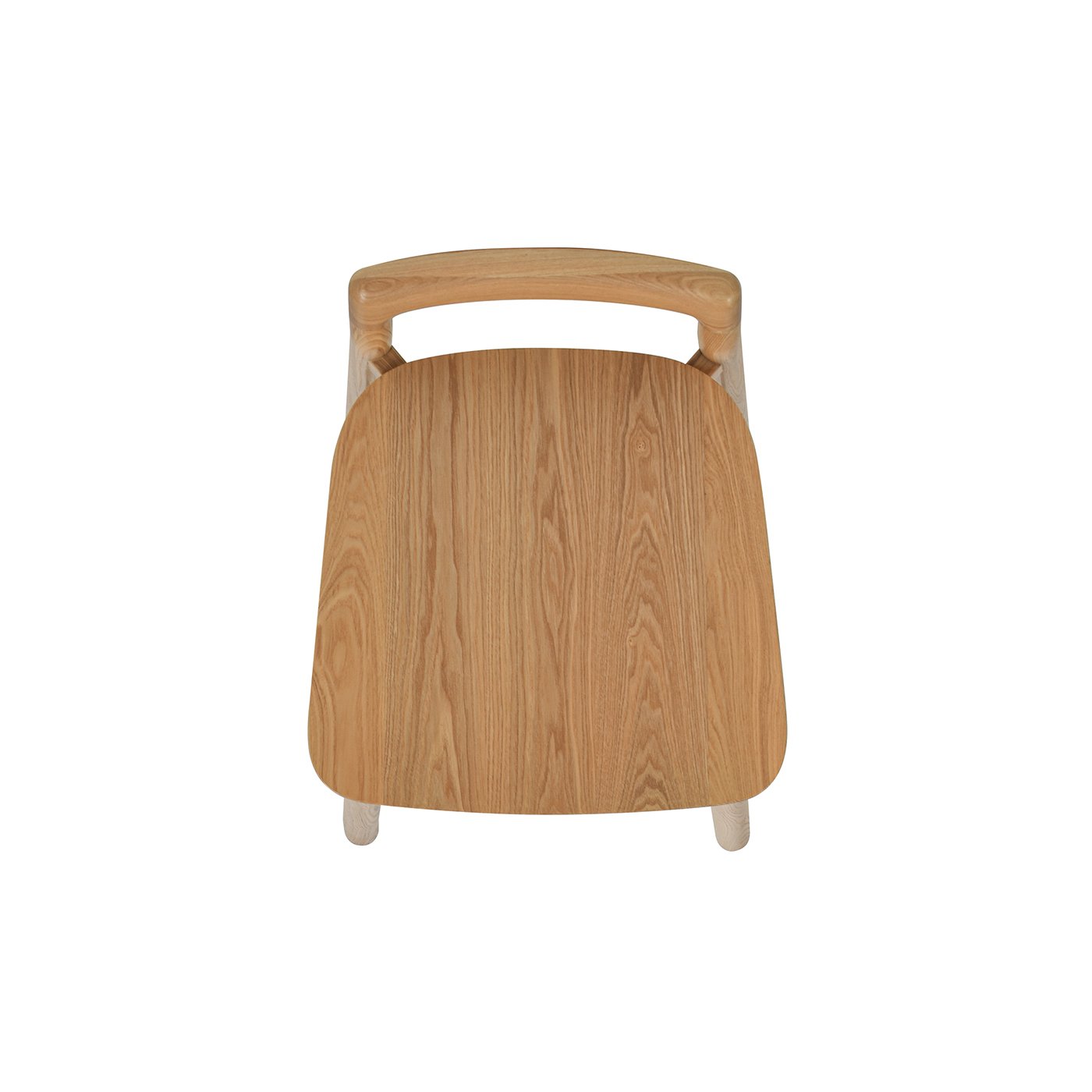 Sven - Modern Minimalist Low Back Counter Stool - Natural Blonde Ash - Image 7