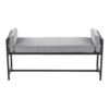 Kari - Farmhouse Bench - Black / Gray / Light Gray - Image 5