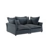 Modern Comfy Upholstered Sofa Cloud Couch, Deep Seat Couches With Multiple Large Soft Pillows, Convertible Deep Seat Chaise Langue For Living Room - Gray - Image 11