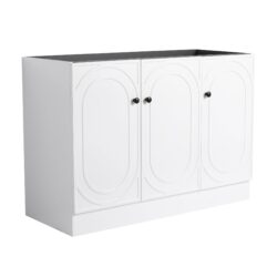 Modern Freestanding Bathroom Vanity With Soft Close Cabinet Doors - White