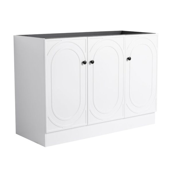 Modern Freestanding Bathroom Vanity With Soft Close Cabinet Doors - White