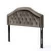 Kaarina - Contemporary, Tufted Fabric Full / Queen Headboard - Gray - Image 7