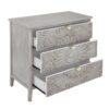 3 Drawer Cabinet, American Furniture, Suitable For Bedroom, Living Room - Light Gray - Image 13