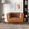 Addison - Lounge Chair Leather - Cognac - Image 6