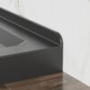 Shower Base, Anti Slip Center Drain Double Threshold - Black - Image 5