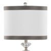 Diamond - Torch Crystal Contemporary Table Lamp (Set of 2) - Clear / Off White / Dark Gray / Polished Nickel - Image 4