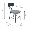 Brantley - Office Chair - Antique Oak / Sandy Gray - Image 4