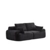 Compressed Sofa, 2 Seater Large Sectional Couches For Living Room - Black - Image 12