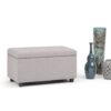 Cosmopolitan - Storage Ottoman - Cloud Gray - Image 9