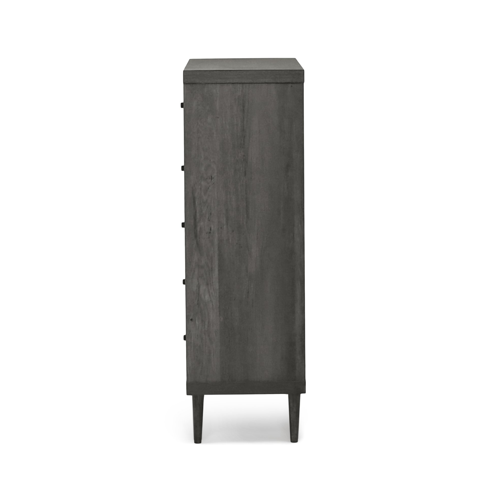 Nystrom - Mid Century Modern 5 Drawer Dresse - Gray - Image 9