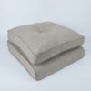 2 Pieces Set High Back Patio Chair Cushions, Tufted Rocking Chair Cushions, Adirondack Cushions For Garden Porch Home Office Chair Use, 2 Pack - Beige / Brown - Image 8