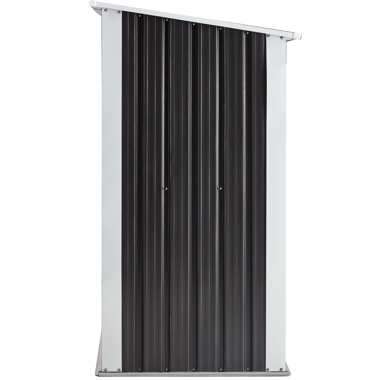 Log Storage Shed, Log Holder With Roof, Log Storage Shed, Firewood Rack For Backyard Garden Patio Porch, Anthracite Galvanized Steel - Black - Image 3