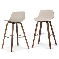 Randolph - Bentwood Counter / Bar Height Stool (Set of 2) - Beige