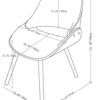 Malden - Bentwood Dining Chair With Wood Back - Cream - Image 9