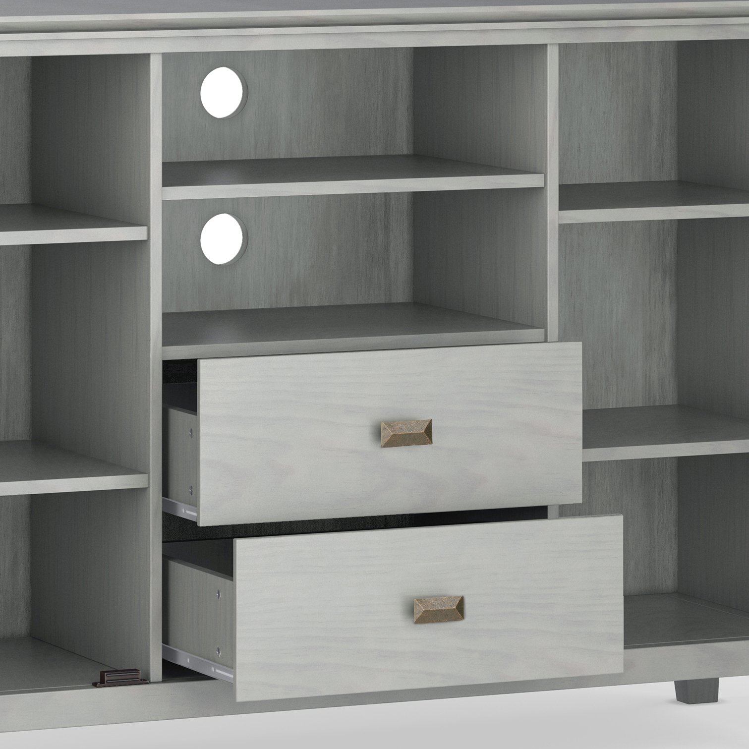 Artisan - Tall TV Media Stand - Fog Gray - Image 6