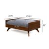 Dog Bed With High Quality Mattress - Gray / Brown - Image 3