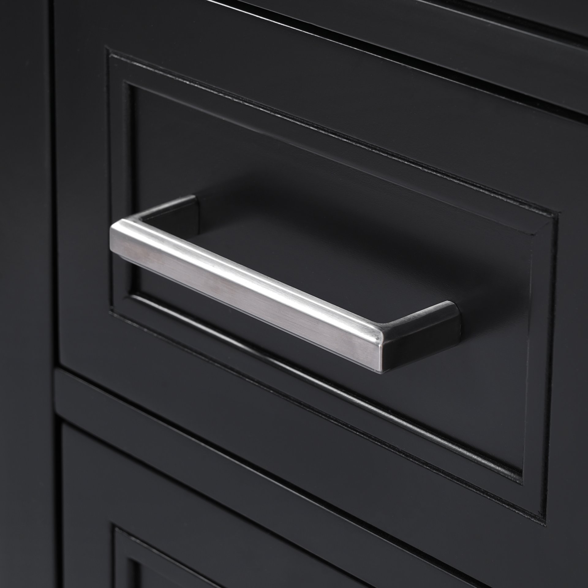 36" Bathroom Vanity With Sink, Soft Close Doors, Adjustable Shelf & 3 Drawers - Black - Image 16
