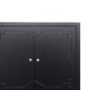 Accent Cabinet 4 Door Wooden Cabinet Sideboard Buffet Server Cabinet Storage Cabinet, For Living Room, Entryway, Hallway, Office, Kitchen And Dining Room - Matte Black - Image 11