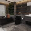 1.1 / 1.60 Gpf Dual Flush 1 Piece Toilet, Water Saving Elongated Comfort Height Floor Mounted, Soft Close Seat, 1000 Gram Map Flushing Score Toilet - Matte Black - Image 10