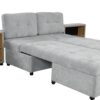Versatile Sofa Bed Modular Sofa Free Combined Sofa With 2 Storage Racks - Gray - Image 21