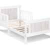 Connelly - Reversible Panel Toddler Bed - White, Rockport Gray - Image 10