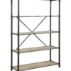 Itzel - Bookshelf - Gray / Oak - Image 3