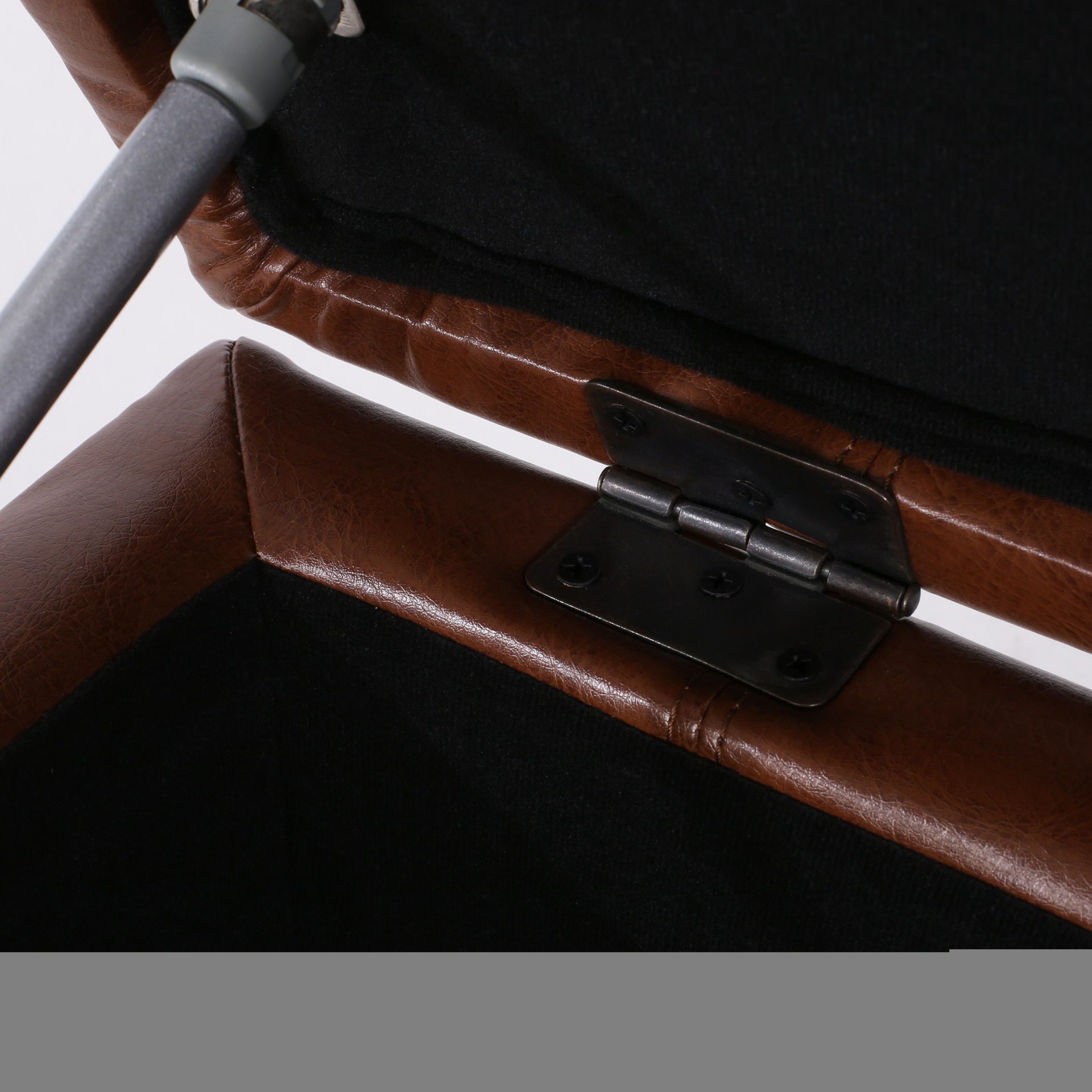 Storage Ottoman For Living Room, Bedroom - Light Brown - Image 11