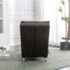 Ergonomic Linen Massage Chaise Lounge With Remote Control, Electric Massage Lounger With 5 Modes - Dark Gray - Image 6