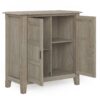Burlington - Low Storage Cabinet - Distressed Gray - Image 2