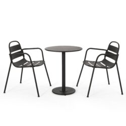 Terra Nova - Bistro Set - Matte Black