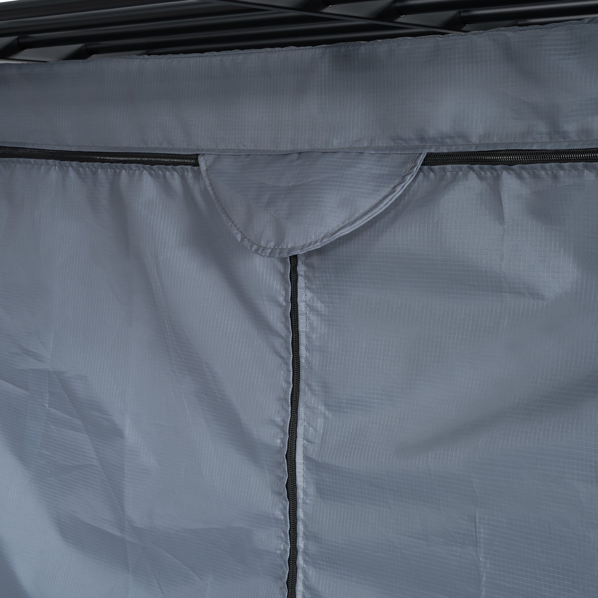 Twin Size Loft Bed With Desk, Shelves, Power Outlet, LED Light And Wardrobe - Black - Image 20