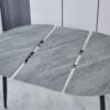 Extensible Table, Dining Table, Office Table, Coffee Table, Metal Leg - Gray - Image 5