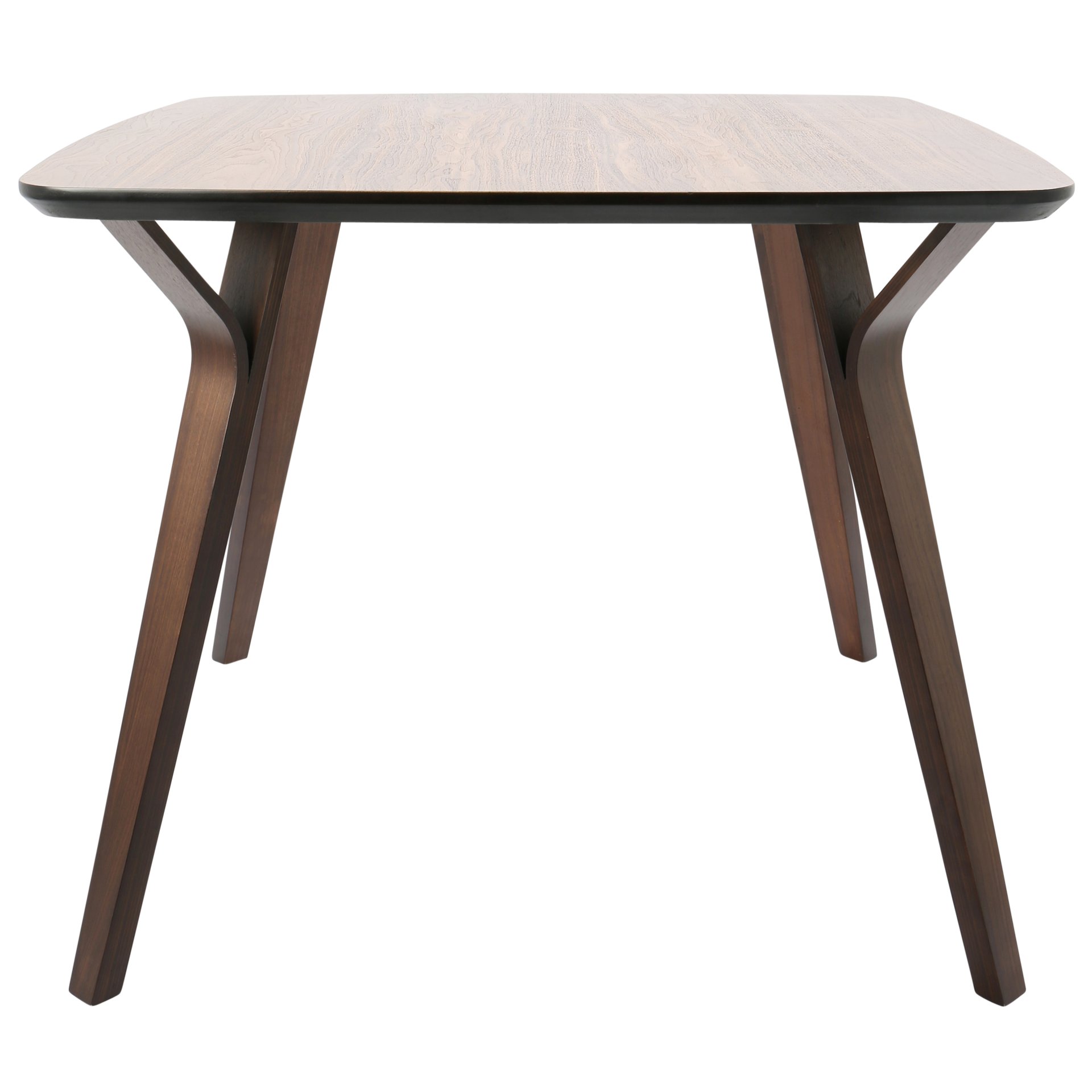 Folia - Mid-Century Modern Dinette Table - Walnut - Image 3