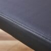 Shoe Changing Bench With Silver Metal Legs For Versatile Use - Black - Image 18