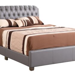 Marilla - King Bed - Gray