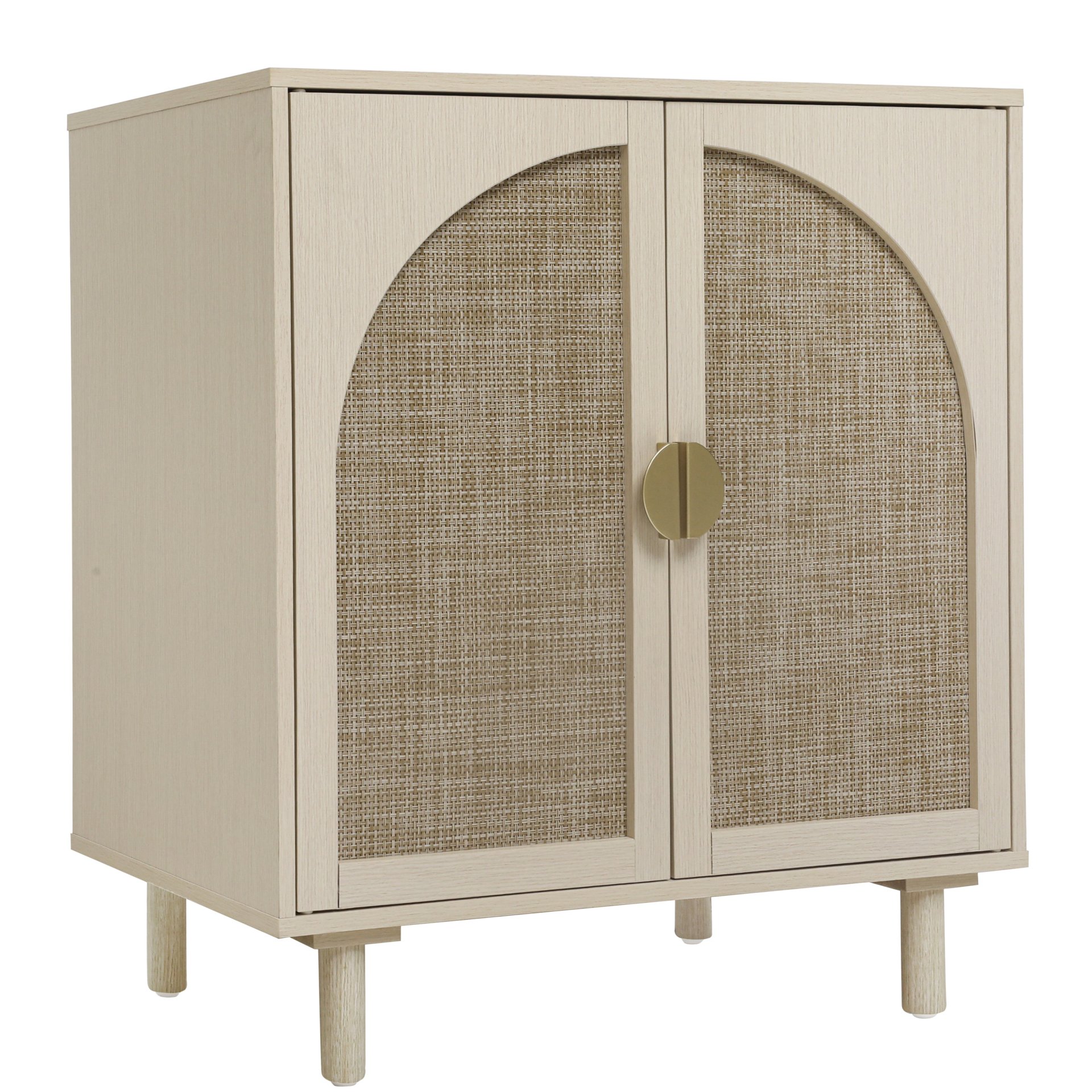 2 Door Cabinet, For Bedroom - Natural - Image 7