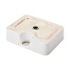 Rectangular Vessel Sink With Faucet & Drain - White / Black - Image 8