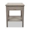 Dauphin - Storage Shelf Side Table - Gray Cashmere - Image 3