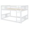 Full Over Full Bunk Bed With Ladder - White - Image 15