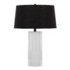 Petra - Contemporary Table Lamp (Set of 2) - Cream / Black - Image 2
