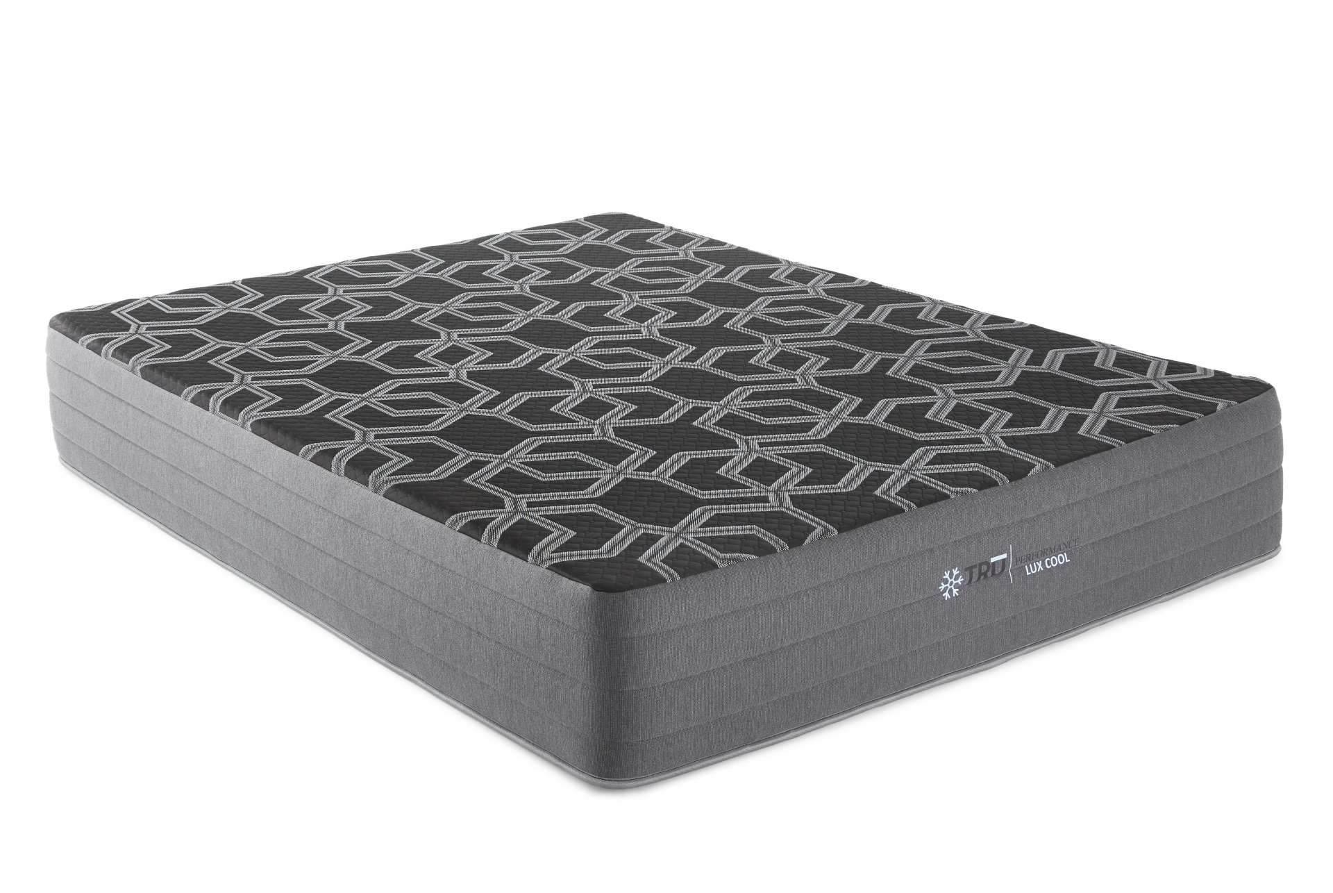 12" Full Smooth Top Hybrid Medium Plush Mattress - Black - Image 2