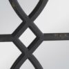 Rectangular Wooden Wall Mirror With Antique Frame, Vertical Or Horizontal Home Decor For Living Room (Set of 2) - Black - Image 7