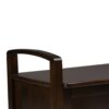 Warm Shaker - Entryway Storage Bench - Tobacco Brown - Image 4