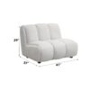 Manilla - Sectional Sofa With Chair - Ivory White - Image 8