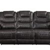 Braylon - 3 Pieces Living Room Set, Manual Recliner - Brown - Image 5