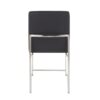 Fuji - Contemporary, High Back Dining Chair (Set of 2) - Black - Image 5