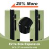 Contrast Color Hardshell Luggage 24" Expandable Spinner Suitcase With Tsa Lock Lightweight - Green - Image 5